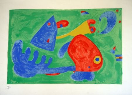 Литография Miró - UBU ROI