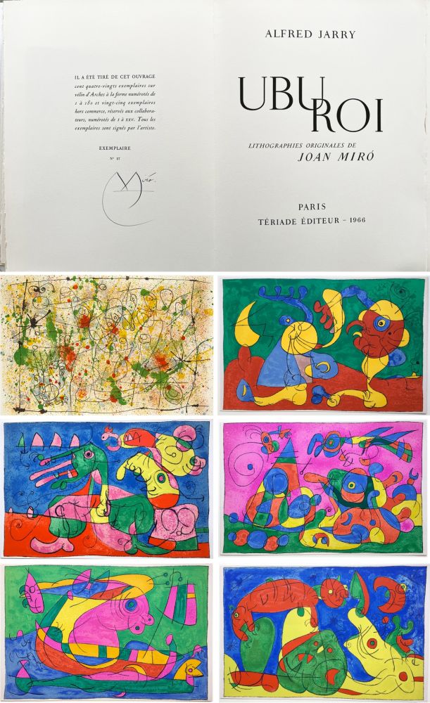 Литография Miró - UBU ROI. 13 Lithographies originales en couleurs (1966)