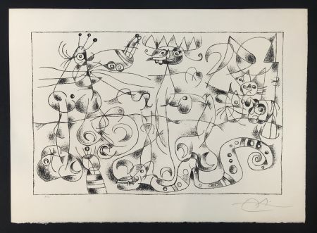 Литография Miró - Ubu Roi (King Ubu ) from 'Suites por Ubu Roi'