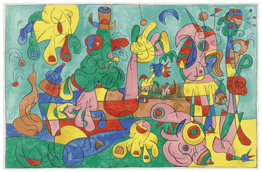 Иллюстрированная Книга Miró - Ubu Roi (with 13 color lithographs by Joan Miró)