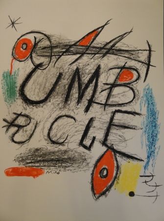 Литография Miró - Umbracle