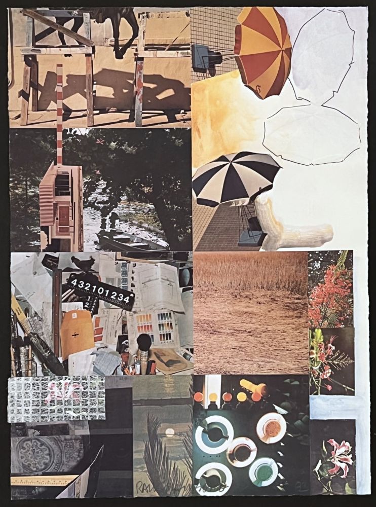 Литография Rauschenberg - Umbrellas