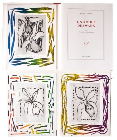 Иллюстрированная Книга Alechinsky - Un amour de Swann