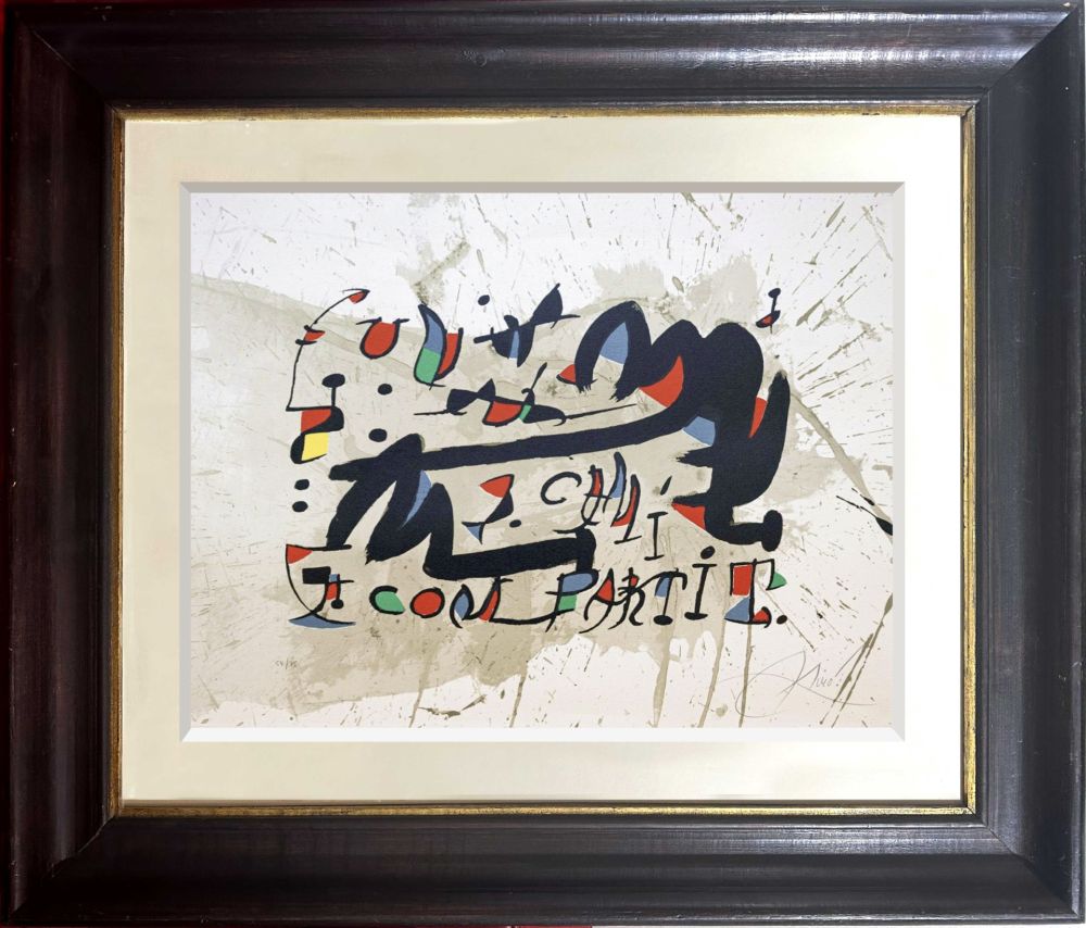 Литография Miró - Un Cami Compartit
