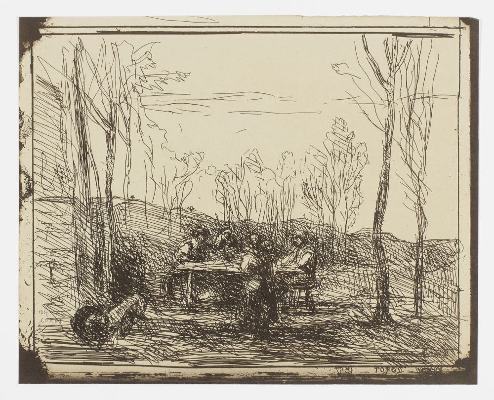 Нет Никаких Технических Corot - Un Déjeuner dans la Clairière (Luncheon in the Clearing)