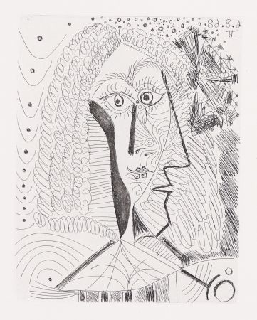 Гравюра Picasso - Un Portrait