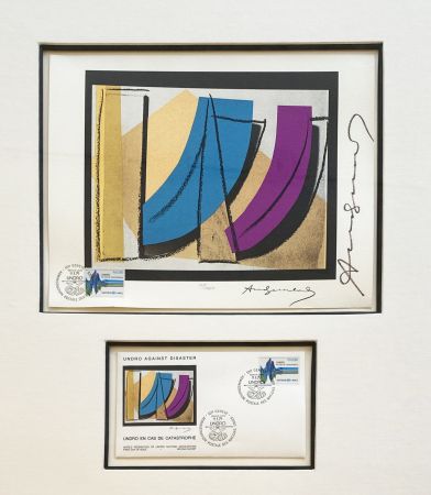 Литография Warhol - U.N. Stamp, II.185