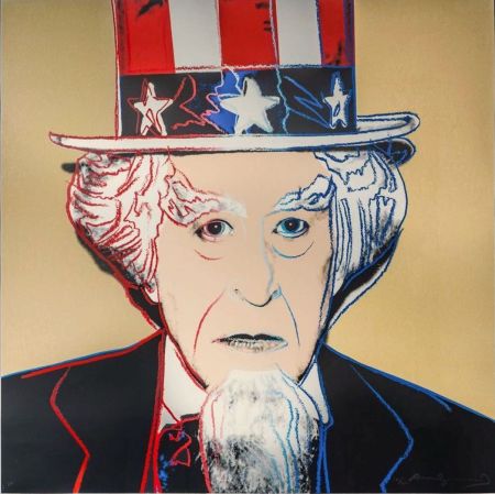 Сериграфия Warhol - Uncle Sam, from Myths