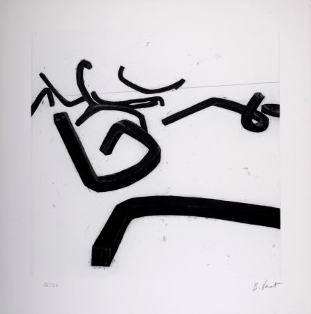 Гравюра Venet - Undetermined lines / Line B, c. 1993 - Hand-signed & numbered