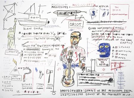 Сериграфия Basquiat - Undiscovered Genius