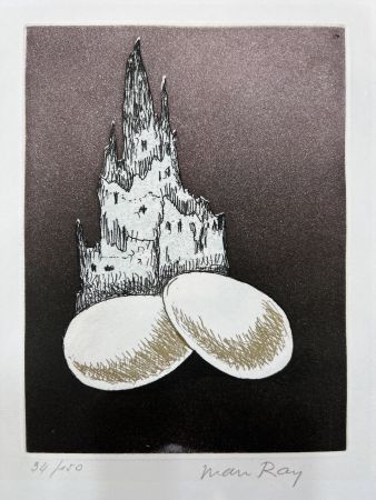 Офорт И Аквитанта Ray - Une cathédrale , from the series “Electro-Magie