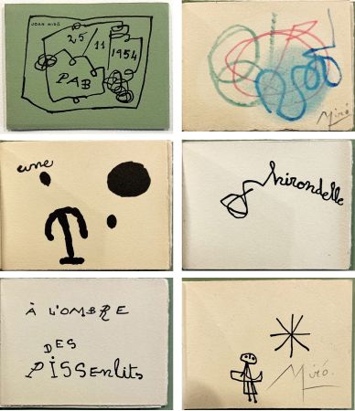 Иллюстрированная Книга Miró - Une Hirondelle à l'ombre des Pissenlits (PAB 25/11/1954)