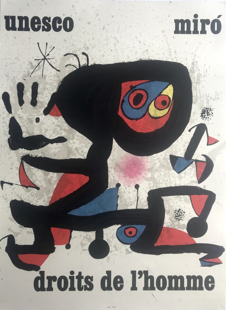 Афиша Miró - Unesco / Droits de l'homme