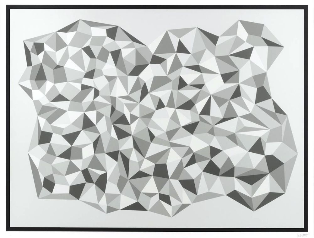 Сериграфия Lewitt - Untitled