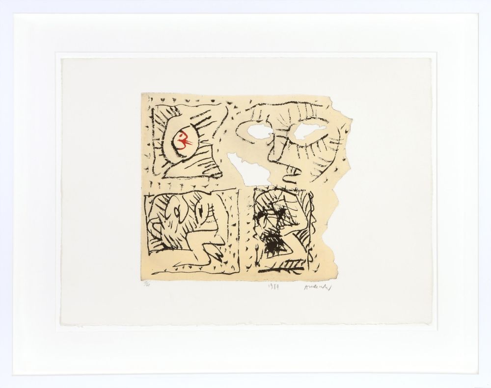 Акватинта Alechinsky - Untitled