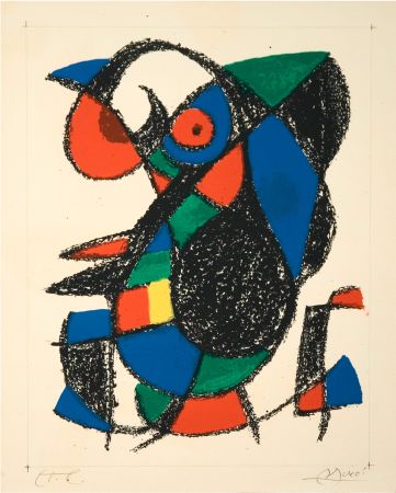 Литография Miró - Untitled-sin título