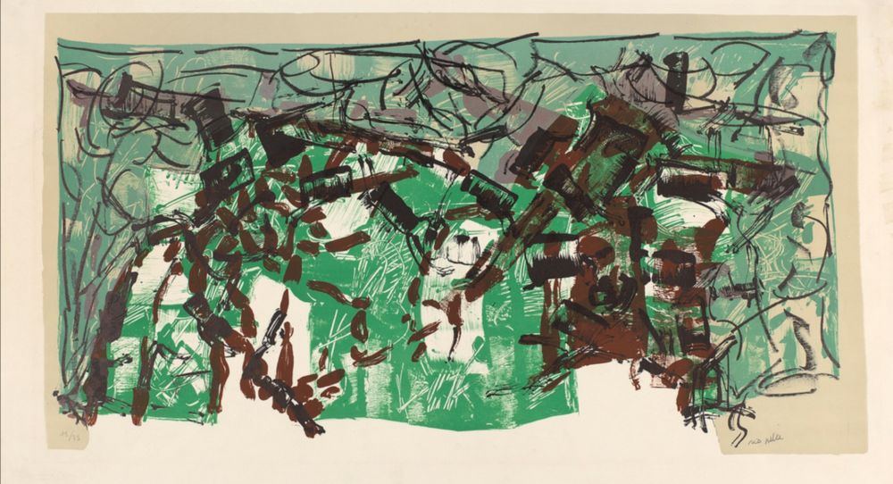 Литография Riopelle - Untitled 1