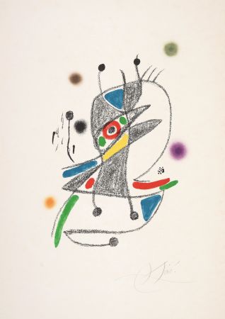 Литография Miró - Untitled 1 from Maravillas con variaciones acrósticas