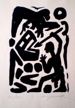 Литография Penck - Untitled 6