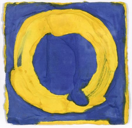 Гравюра Bogart - Untitled (Blue – yellow)