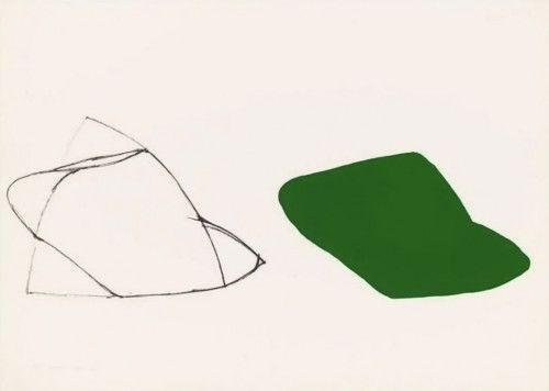 Литография Shapiro - Untitled (Double Green)