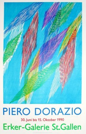 Литография Dorazio - Untitled (Exhibition poster)