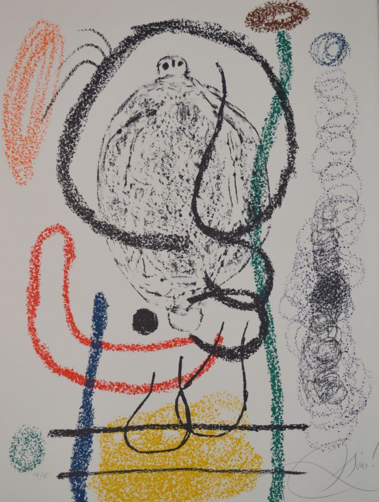 Литография Miró - Untitled, from Album 21 portfolio - M1130