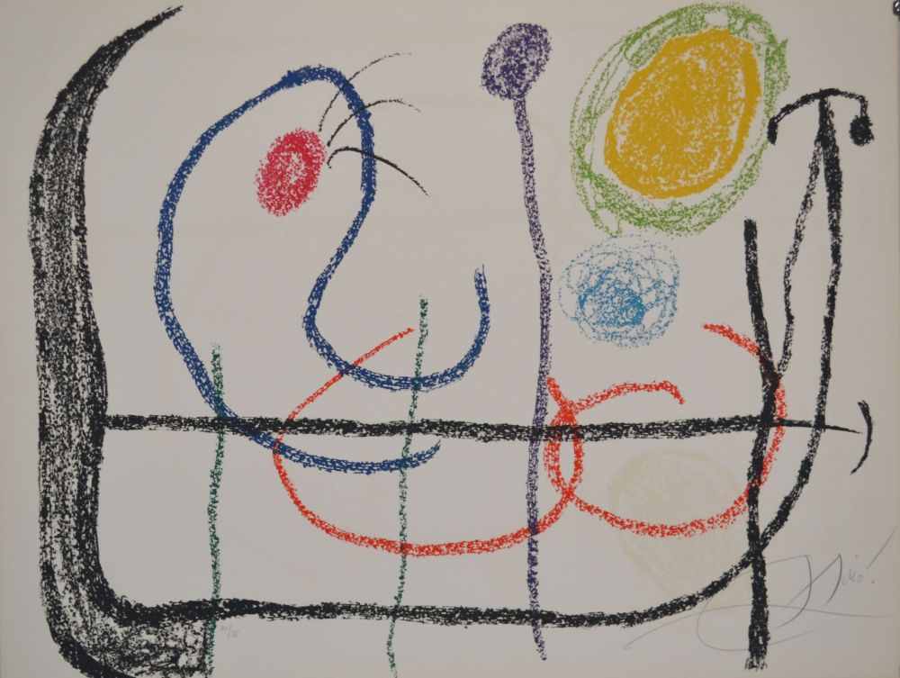 Литография Miró - Untitled, from Album 21 portfolio - M1136