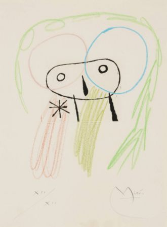 Многоэкземплярное Произведение Miró - Untitled (from the La bague d’Aurore portfolio)