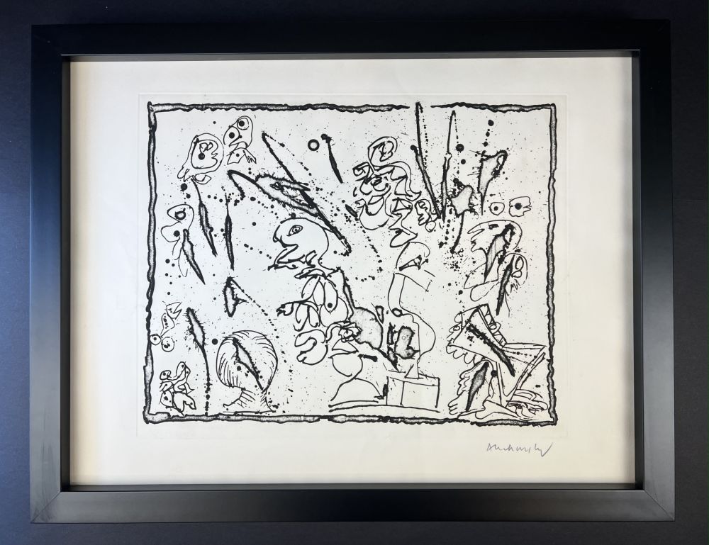Гравюра Alechinsky - Untitled from The Test of the Title (Le Test du titre)
