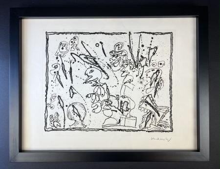 Гравюра Alechinsky - Untitled from The Test of the Title (Le Test du titre)
