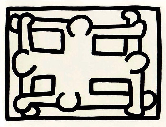 Нет Никаких Технических Haring - Untitled (“Growing” #13)