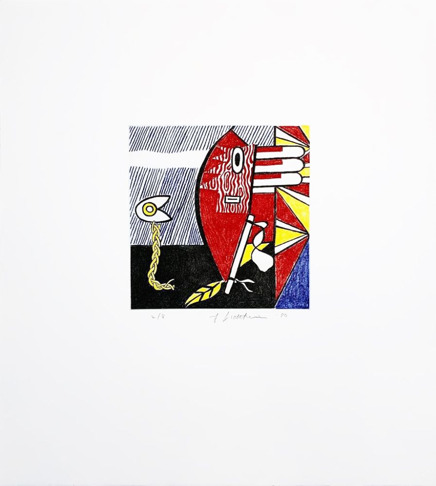 Гравюра Lichtenstein - Untitled I