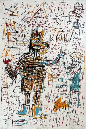 Сериграфия Basquiat - Untitled I from The Figures Portfolio