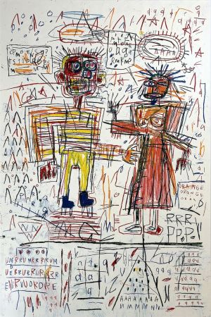 Сериграфия Basquiat - Untitled III from The Figure Portfolio