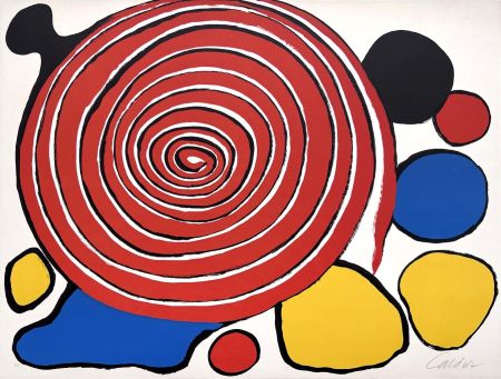 Литография Calder - Untitled (Red Spiral)