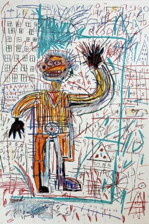 Сериграфия Basquiat - Untitled V from The Figure Portfolio