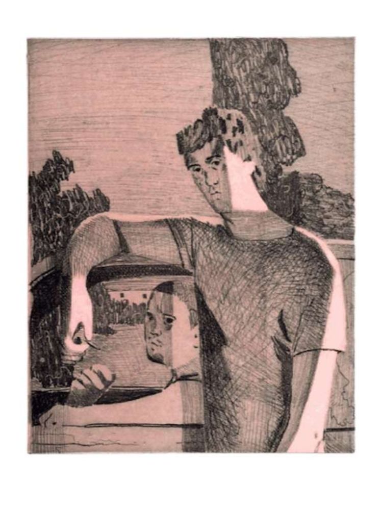 Гравюра Bollinger - Untitled (Window Exchange)