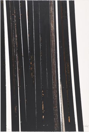 Сериграфия Venet - Untitled X (Lignes droites)