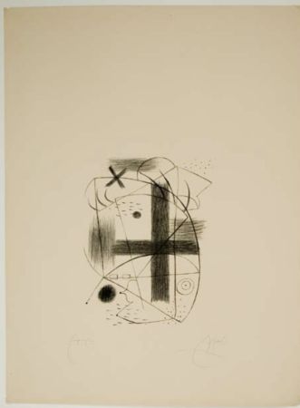 Литография Miró - Untitled/Sin título