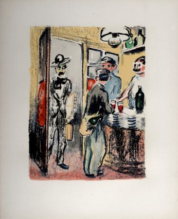 Литография Van Dongen - Utrillo… Litrillo… Deux êtres luttaient en lui, 1949