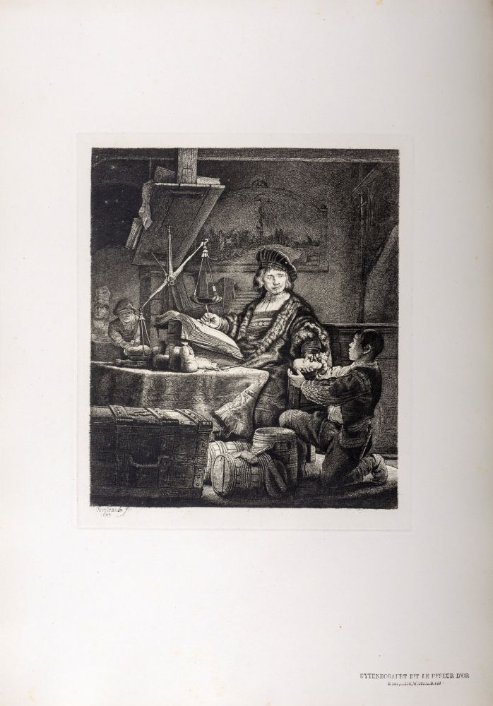 Фототипия Rembrandt - Uytenbogaert dit Le Peseur d'Or