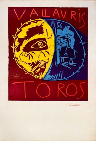 Линогравюра Picasso - Vallauris 56