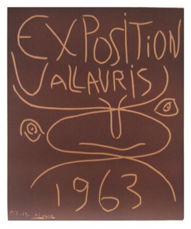 Линогравюра Picasso - Vallauris 63