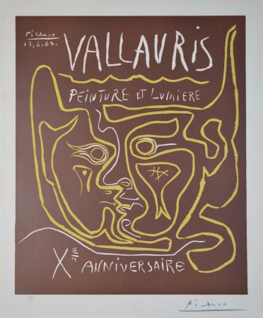 Линогравюра Picasso - Vallauris Exhibition - B1850