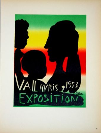 Литография Picasso - Vallauris Exposition 1953