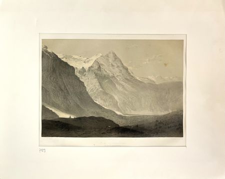 Литография Martens - Vallée de Grindewald