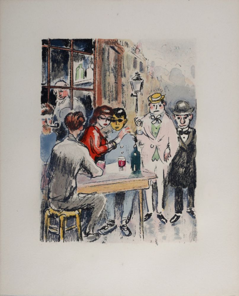 Литография Van Dongen - Van Dongen, Fernande, Picasso, Apollinaire et Max Jacob, 1949