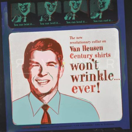 Сериграфия Warhol - Van Heusen (Ronald Regan)