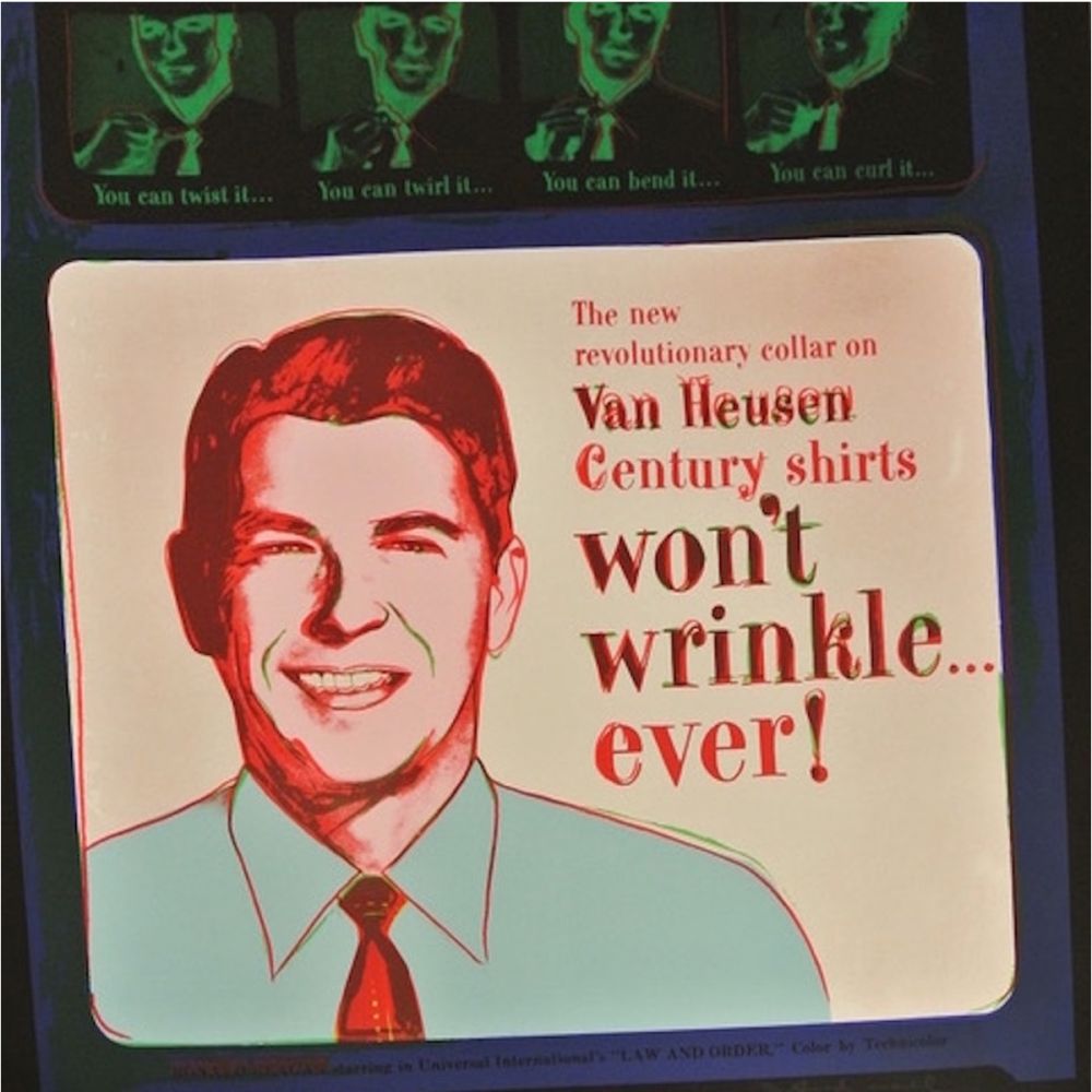 Сериграфия Warhol - Van Heusen (Ronald Regan) (FS II.356)